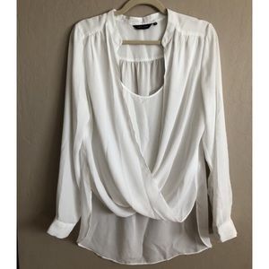 New Look wrap shell blouse